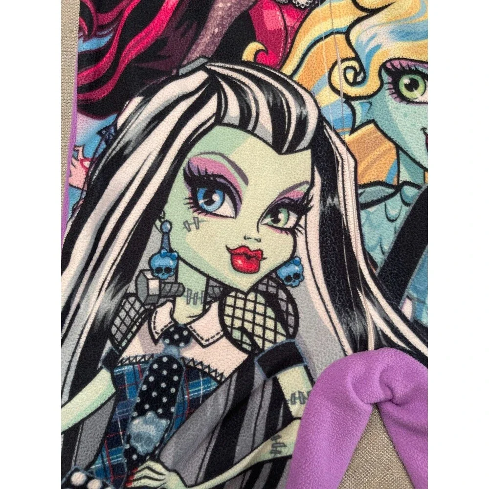 2010s Monster High Girls Pajamas 2016 Draculara Frankie Lagoona Blue One Piece